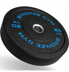 Диск бамперный BRONZE GYM 20 кг